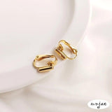 18K Copper Spring Ear Clip with Silicone Plug
