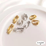18K Copper Spring Ear Clip with Silicone Plug