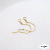 S925silver 18K & 14K Gold-Plated Ear Hooks for Earrings DIY