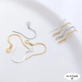 S925silver 18K & 14K Gold-Plated Ear Hooks for Earrings DIY
