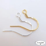 S925silver 18K & 14K Gold-Plated Ear Hooks for Earrings DIY
