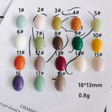 Macaron Resin Patch Acrylic Oval Back DIY Necklace Pendant