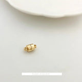 18K Gold-Clad Magnet Clasp Necklace Bracelet Anklet