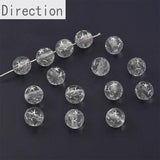 Golden Five-Pointed Star Round Beads String DIY Jewelry Loose Beads