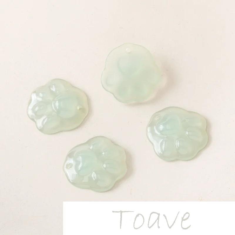 Resin Cat Scratch Print Pendant DIY Bracelet Earring Accessories