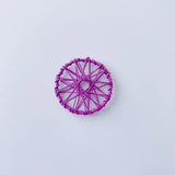 DIY Iron Spray Paint Round Hollow Earrings