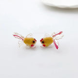 Goldfish Pendant Chinese DIY Earrings Hairpin Material