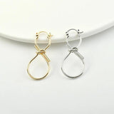 Copper-Plated 18k Figure 8 Ear Buckle Earrings