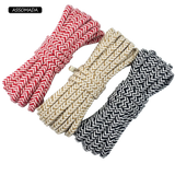 2m Cotton Cord DIY Flat Rope Necklace Belt Accessories