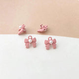 Spray Paint Bowknot Jewelry DIY Earrings Accessories
