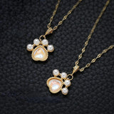 Copper Plated Cat Claw Pendant DIY Jewelry Set
