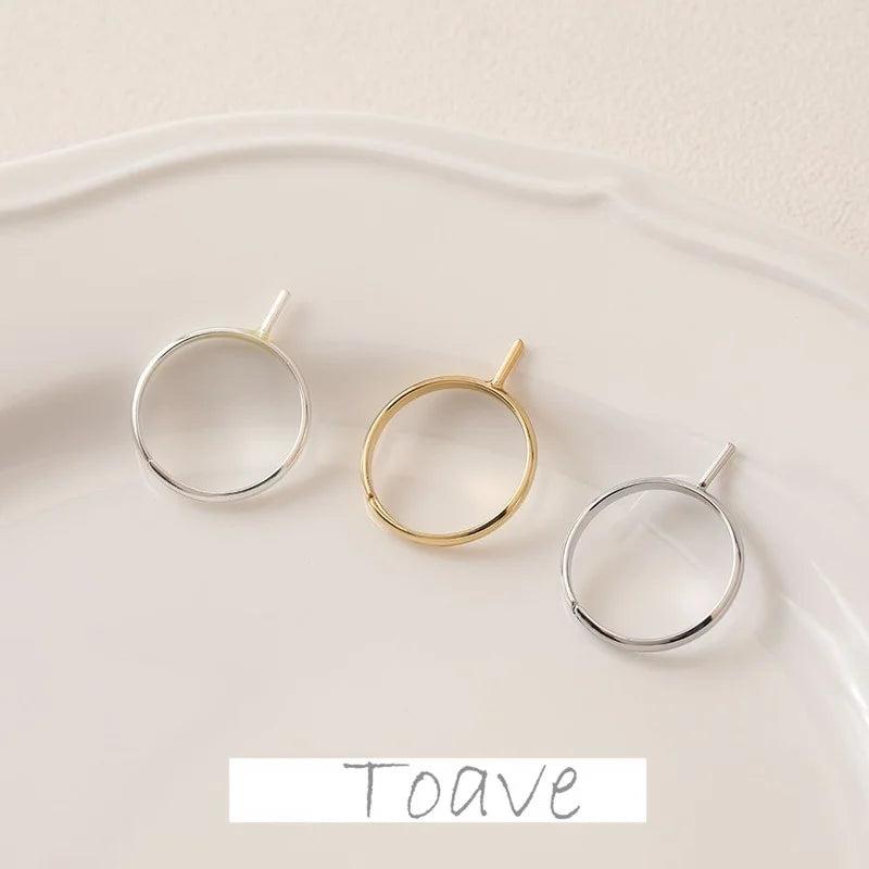 Electroplating Pearl Half-Hole Pin DIY Ring Shank Material