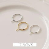 Electroplating Pearl Half-Hole Pin DIY Ring Shank Material