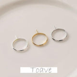 Electroplating Pearl Half-Hole Pin DIY Ring Shank Material