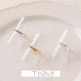 Electroplating Pearl Half-Hole Pin DIY Ring Shank Material