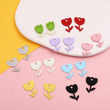 Tulip Flower Pendant for DIY Jewelry Making