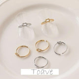 Electroplated Open Ring DIY Hand-made Material Accessories