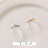 Electroplated Open Ring DIY Hand-made Material Accessories