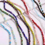 6mm Thousand Flower Glass Mixed Loose Beads DIY Bracelet Necklace Jewelry