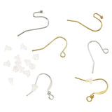 Mixed Earring Hooks & Ear Nuts 380pcs Box Set