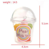 5pcs Mixed Tea Cup Butterfly Pendant DIY Keychain Jewelry Making