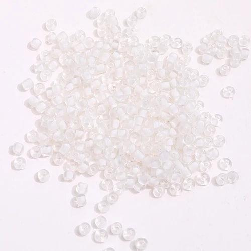 4mm Transparent Rice Beads Glass Beads DIY Necklace Accessories