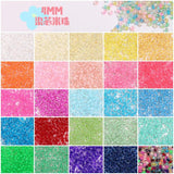 4mm Transparent Rice Beads Glass Beads DIY Necklace Accessories