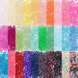 4mm Transparent Rice Beads Glass Beads DIY Necklace Accessories