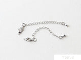 6pcs 18K Copper Plated Extension Chain Lobster Clasp DIY Ornament Accessories