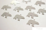 Polar Bear Copper Plated Pendant 18K DIY Accessories