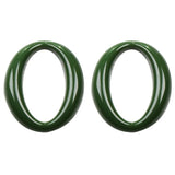 Solid Ellipse Japanese Resin Ring Earring Accessories Material