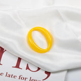 Solid Ellipse Japanese Resin Ring Earring Accessories Material