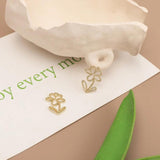 10pcs Flower Alloy Pendant DIY Earrings Accessories Material