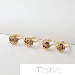14K Gold-Coated Shower Head Net Plate Bottom Ring DIY Material Accessories