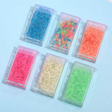 4MM Fluorescent Frosted Rice Beads Mixed Color DIY Jewelry Bracelet Material