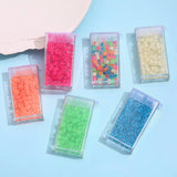 4MM Fluorescent Frosted Rice Beads Mixed Color DIY Jewelry Bracelet Material