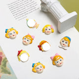 Antique Doll Head Patch Earrings DIY Hairpin Jewelry Accessories