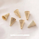 14K Retro Cap DIY Earrings Bracelet Set