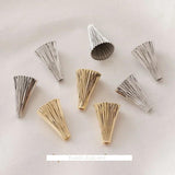 14K Retro Cap DIY Earrings Bracelet Set