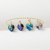 14k Leaf Retro Clip Bead Pendant DIY Earrings Necklace Pendant