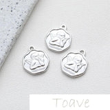 Round Pendant Angel Beaded Jewelry Set