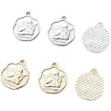 Round Pendant Angel Beaded Jewelry Set