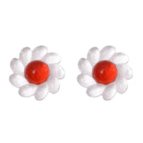 Resin Flower Patch DIY Hair Jewelry Earrings Materials