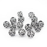 10pcs Hollow Figure 8 Spacer Beads DIY Jewelry Bracelet Necklace Making