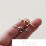 14K Gold-Plated Double Hanging Knotted Peach Heart DIY Earrings Material