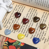 Czech Colored Glaze Love Peach Heart Glass Beads DIY Jewelry Earrings Necklace