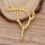 10pcs Flower Charms DIY Jewelry Accessories Ancient Retro Style Materials