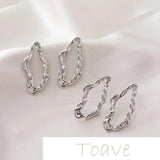Irregular Water Drop Earrings with Hole DIY Material