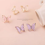 Fairy Breath Butterfly Studs DIY Earring Material