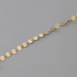Copper Plated Double Hole Chain Tassel DIY Accessory